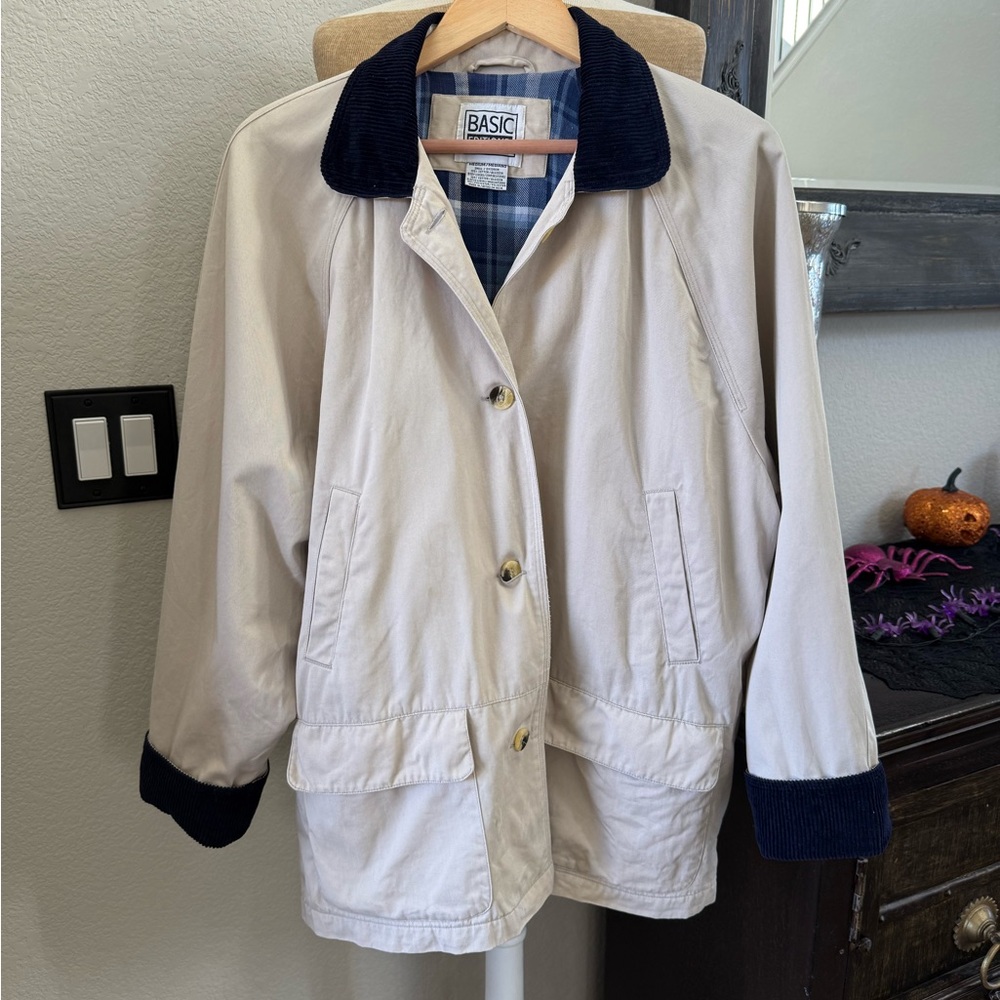 Vintage Basic Editions Flannel Lined Fall Barn Ja… - image 1